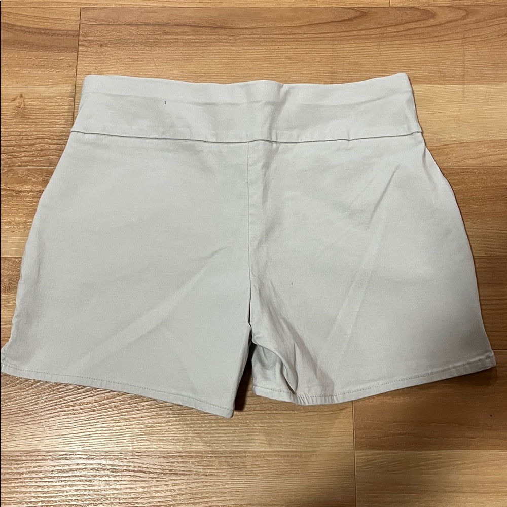 INC International Concepts Women's Cream High Waist Shorts - Picture 4 of 6